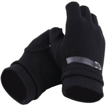 Fingerless Thermal Gloves for Men