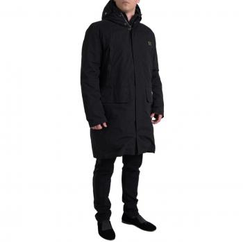 Dolce & Gabbana Black Hooded Parka Jacket