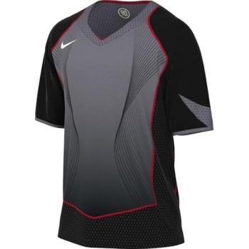 Maillot de Football Nike T90 Noir/Rouge Homme
