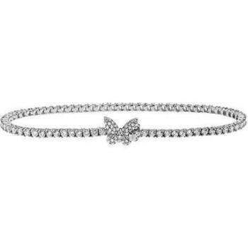 Bracciale con comete e farfalle in oro per donna BRA 165