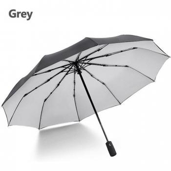 Automatic 10 Rib Solid Color Umbrella