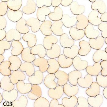 DIY Mini Wooden Heart Craft Supplies