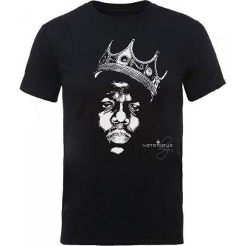 Notorious B.I.G. Camiseta Coroa XL Negra para Adultos