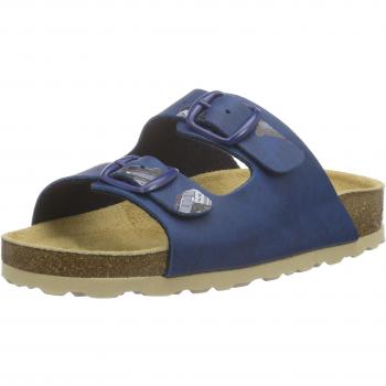 Lico BIO Pantolette Hausschuhe Jungen, Marine, Größe 29