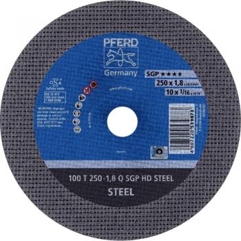 PFERD Heavy Duty Trennscheibe Ø 250 mm, 100 T 250-1,8 Q SGP HD STEEL/30,0