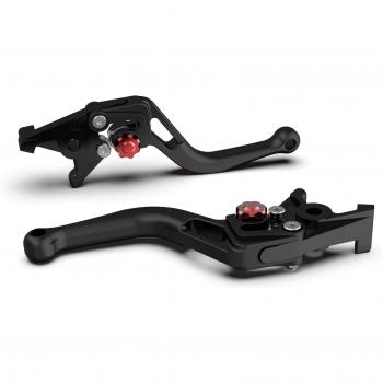 LSL BOW L19 Leva frizione corta, perla nera e rossa
