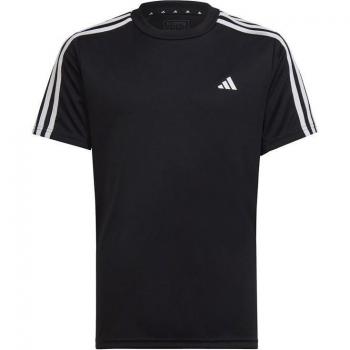 Adidas Train AEROREADY 3-Stripes Regular-Fit T-Shirt für Jungen in Schwarz, Größe 164