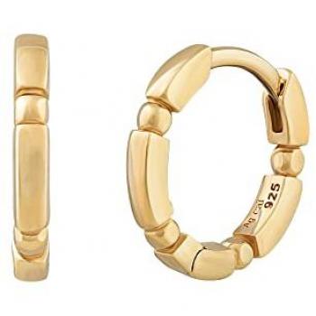 Creolen »925 Sterling Silber gelb vergoldet filigran«