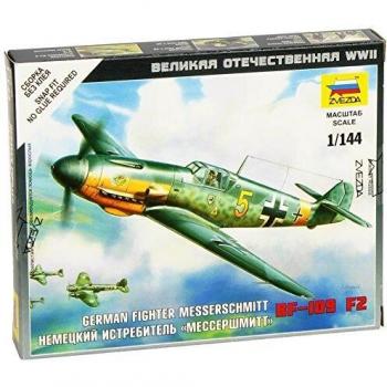 Avion Messerschmitt Bf109f‑2 1/144 – Zvezda