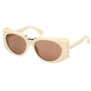 Max Mara Femme SPARK5 25E Lunettes Solaire Ronde Acétate Marron