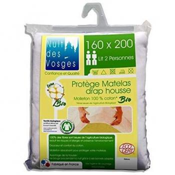 Matelas Guard Bio – Tissu de Protection Coton Blanc 160 × 200 cm