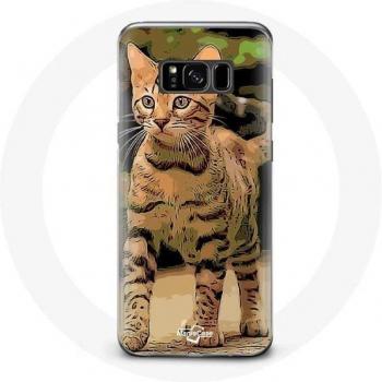 Funda Samsung Galaxy S8 Plus Raza Bengal Animada