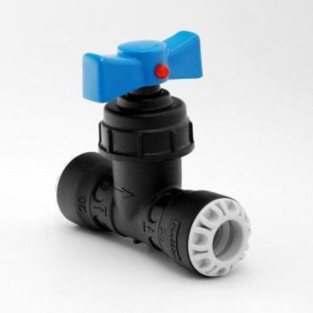 Plasson 32mm Push-Fit Stop Tap