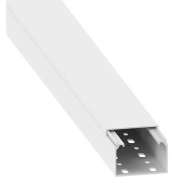 Canal électrique préperforé (WS10217) – 2 pièces – 40x60 mm – PVC blanc – 2 m x 1,25 m