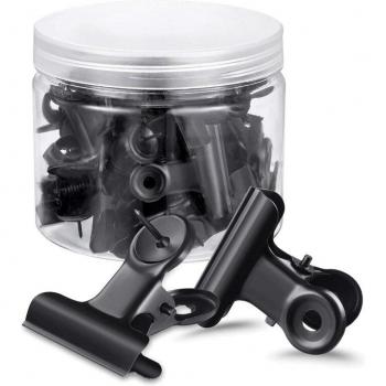 Ensemble de 30 Punaises Noires pour Photos
