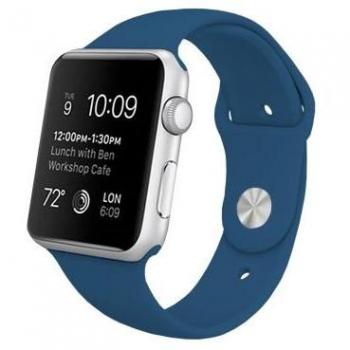 Correa de Goma Azul Cool para Apple Watch 42/44 mm Series 1/2/3/4/5/6/SE