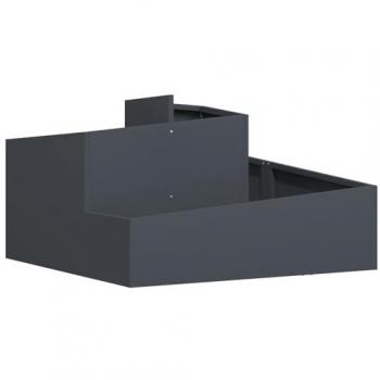 Cache-pot moderne anthracite 80 x 80 x 50 cm