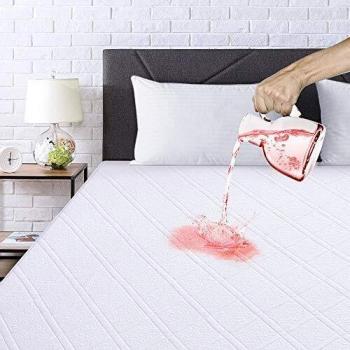 90x190cm Bamboo Bed Cover – Waterproof, Hypoallergenic, Extra Deep Fit