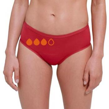 Snuggs Period Underwear Classic: Heavy Flow Raspberry, 1 pz, taglia XS