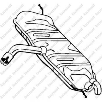 BOSAL 233-803 Schalldämpfer