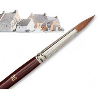 Series 8424 Red Sable Brush, Round, Size 6 – Raphael Martora