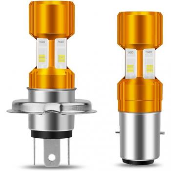 Weiße LED Motorrad Scheinwerfer 4-seitige CSP Technologie