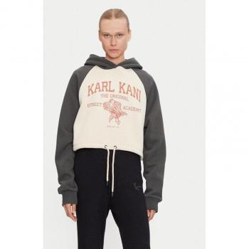 Felpa Karl Kani Street Academy Beige Regular Fit
