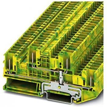 Morsetto Terra Verde/Giallo 2,5 mm² 4 Poli 50pz STTB