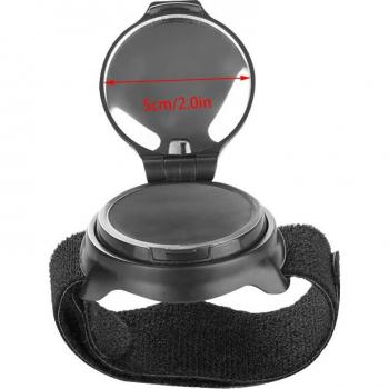 Miroir de sécurité convex 360°, fixable via sangle sur vélo de route