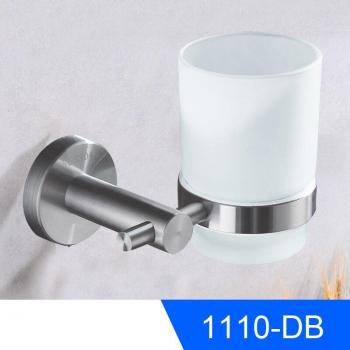 Wall Mounted Stainless Steel Double Cup Holder for Bathroom Accessories