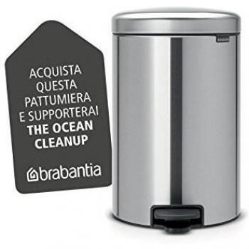 Brabantia Cubo Pedal Nuevo Icon 20L Acero Mate Anti-huellas