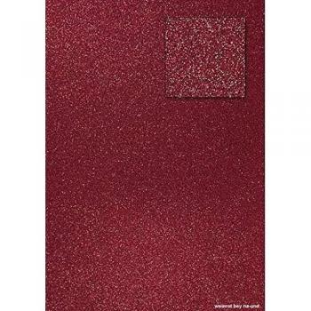 Papier pailleté A4 200g lie de vin