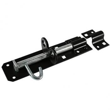 Timco BP4BB Black Brenton Padbolt – 4-inch Plain Bag, 1 Unit