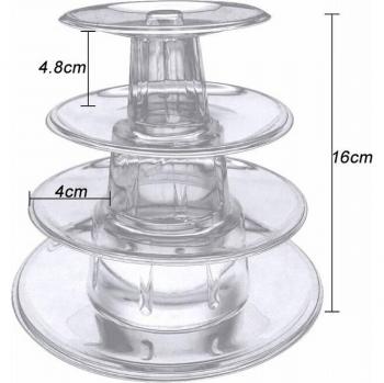 6-Tier Clear Acrylic Cupcake Stand