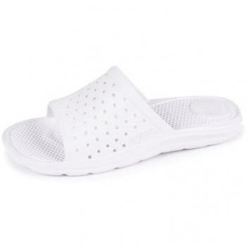 Mules Isotoner Femme Élégantes Ajourées Blanc