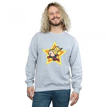 Felpa Marvel per Uomo Kawaii Captain Marvel