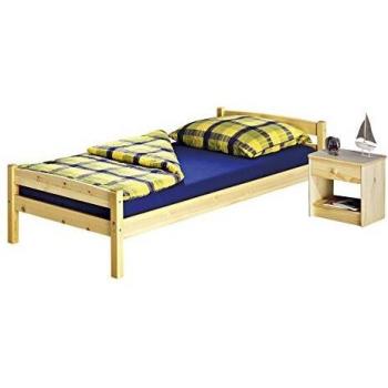 Massivholzbett FELIX-2, Gästebett, 90x190 cm, natur