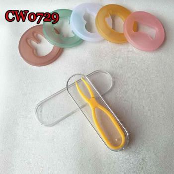 Kosmetische Schere und Pinzette Set