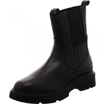 Bugatti Damenschuhe, elegante Stiefel, schwarz
