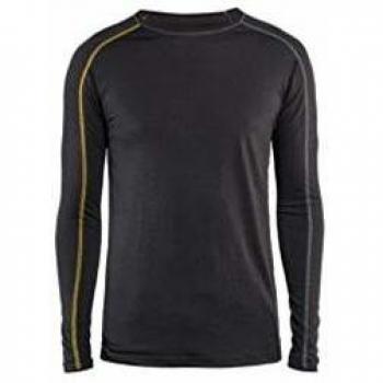 Blaklader Xlight Base Layer Top Dark Grey/Yellow