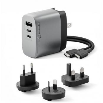 Alogic WCM3X67-SGR Caricabatterie Grigio per Dispositivi Mobili