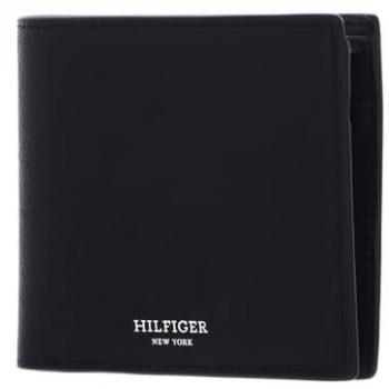 Tommy Hilfiger Wallets & Cardholders Black Leather Wallet with Coin Purse