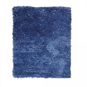 Impalo Tapis enfant coton Lavable 30° 120x160 bleu carmena