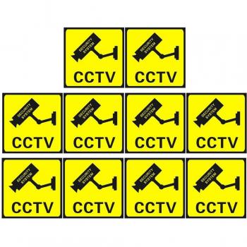 Autocollants de protection pour vidéosurveillance, 10 pièces étanches