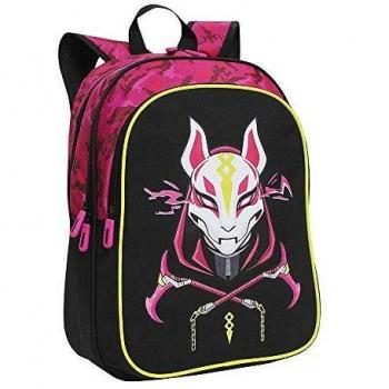Mochila Escolar Fortnite Max Drift doble compartimento