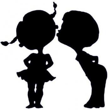 Kiss Print Stickers for Toilet and Notebook