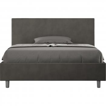 Letto letto ad angolo Ityhome Adele 150x190 grigio senza rete