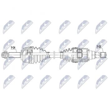 Árbol de transmisión modelo NTY NPW-MS-063