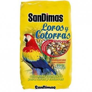 SanDimas 0,7 kg Ração Premium para Hamsters e Pássaros de Estimação