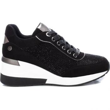 XTI Women's Lace-Up Wedge Sneakers